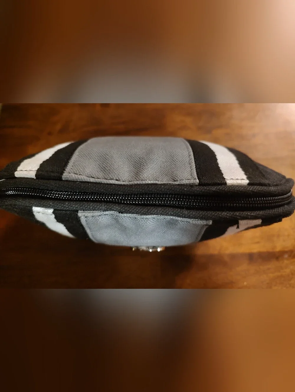 Vera Bradley Black & Gray Cosmetic Pouch